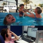 Drowning Tech Support meme
