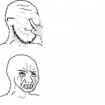 Wojak Glasses and Crying