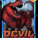 Devil dinosaur template