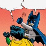 BATMAN SLAPS ROBIN, LEGO VERSION