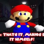 Mario’s doing it himself GIF Template