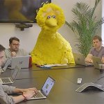 Big Bird Office Meeting