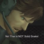 No, that is NOT Solid Snake!
