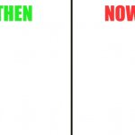 Then and now meme