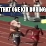 Man running 30 mph | NO ONE: THAT ONE KID DURING LUNCH | image tagged in gifs,funny,memes,school,relatable | made w/ Imgflip video-to-gif maker