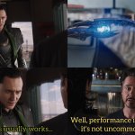 Loki vs Tony Avengers