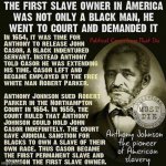 Anthony Johnson first slave owner