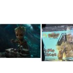 Baby Groot and Apple Slices Groot