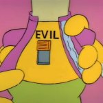 Simpsons Krusty Doll Evil Blank Spot Where Good Was