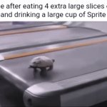 Pizza and soda | Me after eating 4 extra large slices of pizza and drinking a large cup of Sprite soda: | image tagged in gifs,pizza time,funny,memes,blank white template,fitness is my passion | made w/ Imgflip video-to-gif maker