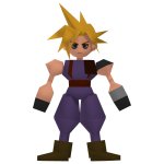 cloud strife n64 model