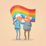 Old elderly homosexual gay couple Bigdog JPP