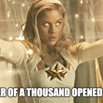 the power of a thousand opened chakras | THE POWER OF A THOUSAND OPENED CHAKRAS | image tagged in the power of a thousand opened chakras | made w/ Imgflip meme maker