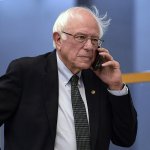 BERNIE ON THE PHONE