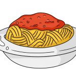 Cartoon Spaghetti Transparent Background