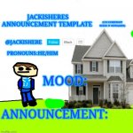 Jackishere's announcement template