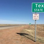 Texas State line template