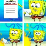 Spongebob Doesn't Care | image tagged in i don't care,memes,fun,spongebob burning paper,funny,memelord | made w/ Imgflip meme maker