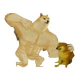 Doge punching cheems