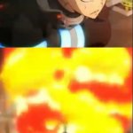 Shinra vs Charon Fire Force meme