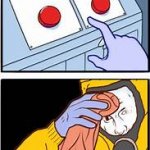 pressing button meme