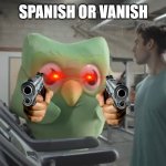 At the gym | SPANISH OR VANISH | image tagged in at the gym | made w/ Imgflip meme maker