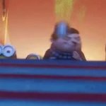 Gru throws bomb GIF Template