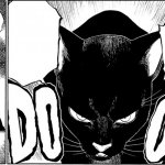 Yoruichi cat form "give it to me" fully blank meme