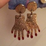 Hand earrings