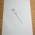 i drew a fork template
