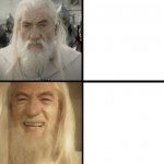 Drake Gandalf meme