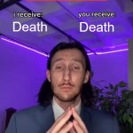 creepers be like | Death; Death; creepers in Minecraft: | image tagged in trade offer,minecraft,creeper | made w/ Imgflip meme maker