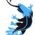 blue lizard template