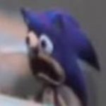 Sad Screaming Sonic template