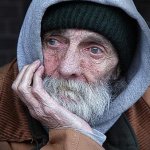 Homeless old man wondering Yakuda JPP