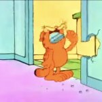 Garfield drywall meme