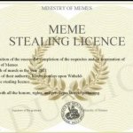 meme stealing license meme