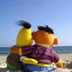 BERT & ERNIE AT THE BEACH