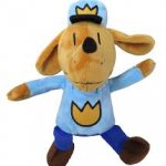 Dog man plush