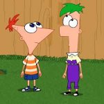 Phineas & Ferp look up