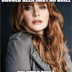 movie what if | BRYCE DALLAS HOWARD SHOULD BEEN CAST AS ARIEL; SHE COULD BEEN A ABSOLUTELY BEAUTIFUL MERMAID | image tagged in bryce dallas howard,ariel,the little mermaid,disney,beautiful woman | made w/ Imgflip meme maker