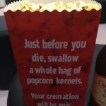 Blursed popcorn