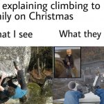 Climbing meme