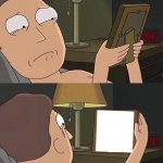 Jerry sad looking at picture meme