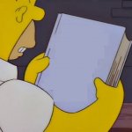 Homer Book Blank Book Cover