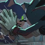 sonic vs shadow by hyeon_sonic