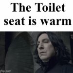 Satisfaction | The Toilet seat is warm | image tagged in gifs,fun | made w/ Imgflip video-to-gif maker