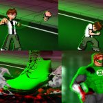 Green Lantern kills Ben 10 in the past