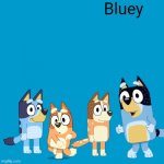 Bluey: The Blue Album | Bluey | image tagged in funny,weezer,bluey,album | made w/ Imgflip meme maker
