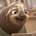 happy sloth GIF Template